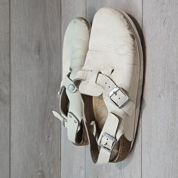 Birkenstock Women Tokio Super Grip Clog Leather Sandals Sz 39/8 Narrow - Picture 2 of 15